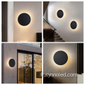 Lampe murale à LED circulaire en aluminium simple en aluminium simple